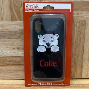Coca Cola COKE Polar Bear Black iPhone Case for iPhone X/XS NEW